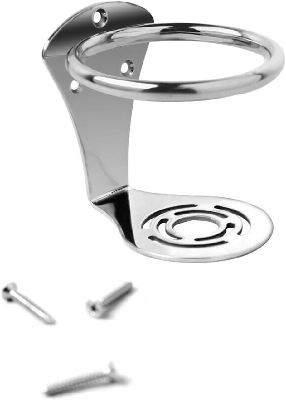 2 Pack Marine Stainless Steel Ring Drink Holder Cup Holder Boat Yacht with Screw Boat Accessories Marine - Image 4