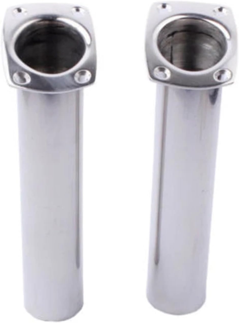 2pcs Boat Accessories 316 Stainless Steel Flush Mount Fishing Rod Holder 90 Degree Rod Pod for Marine Boat - Image 2