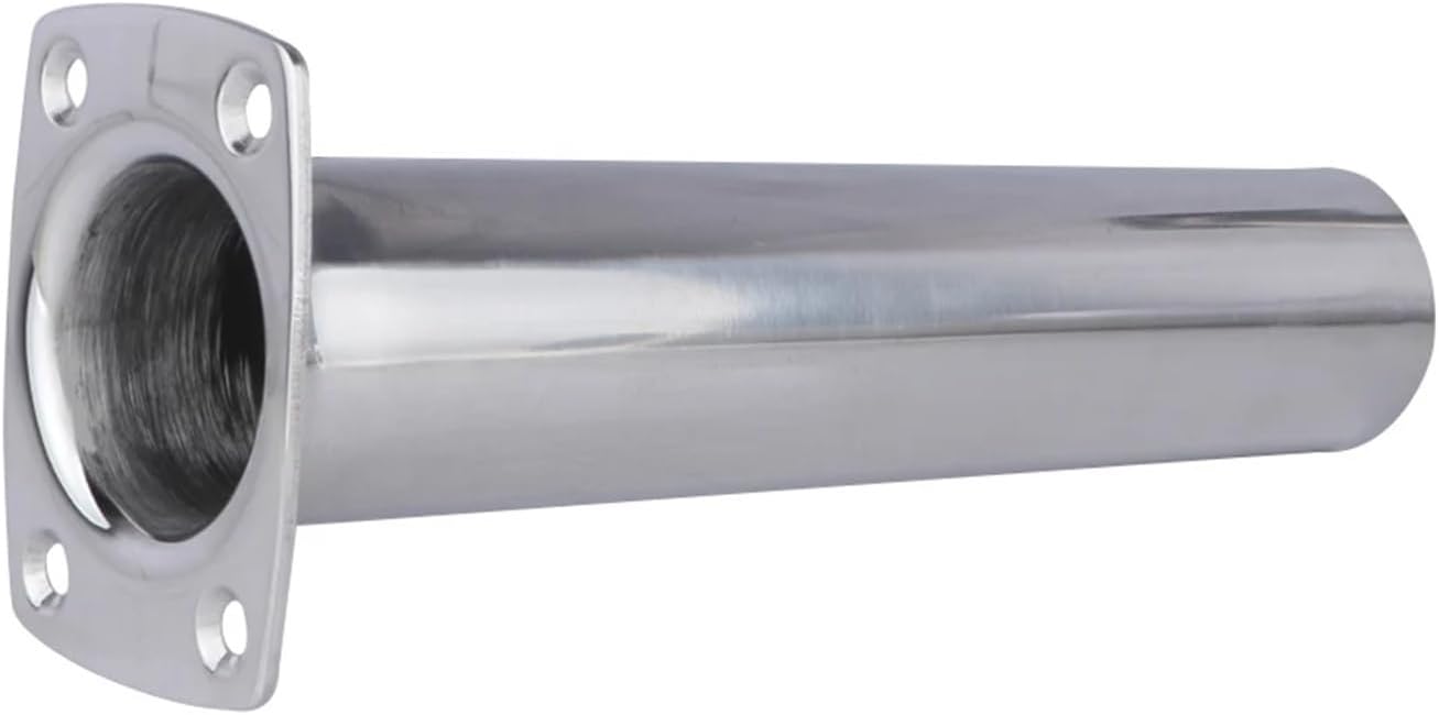 2pcs Boat Accessories 316 Stainless Steel Flush Mount Fishing Rod Holder 90 Degree Rod Pod for Marine Boat