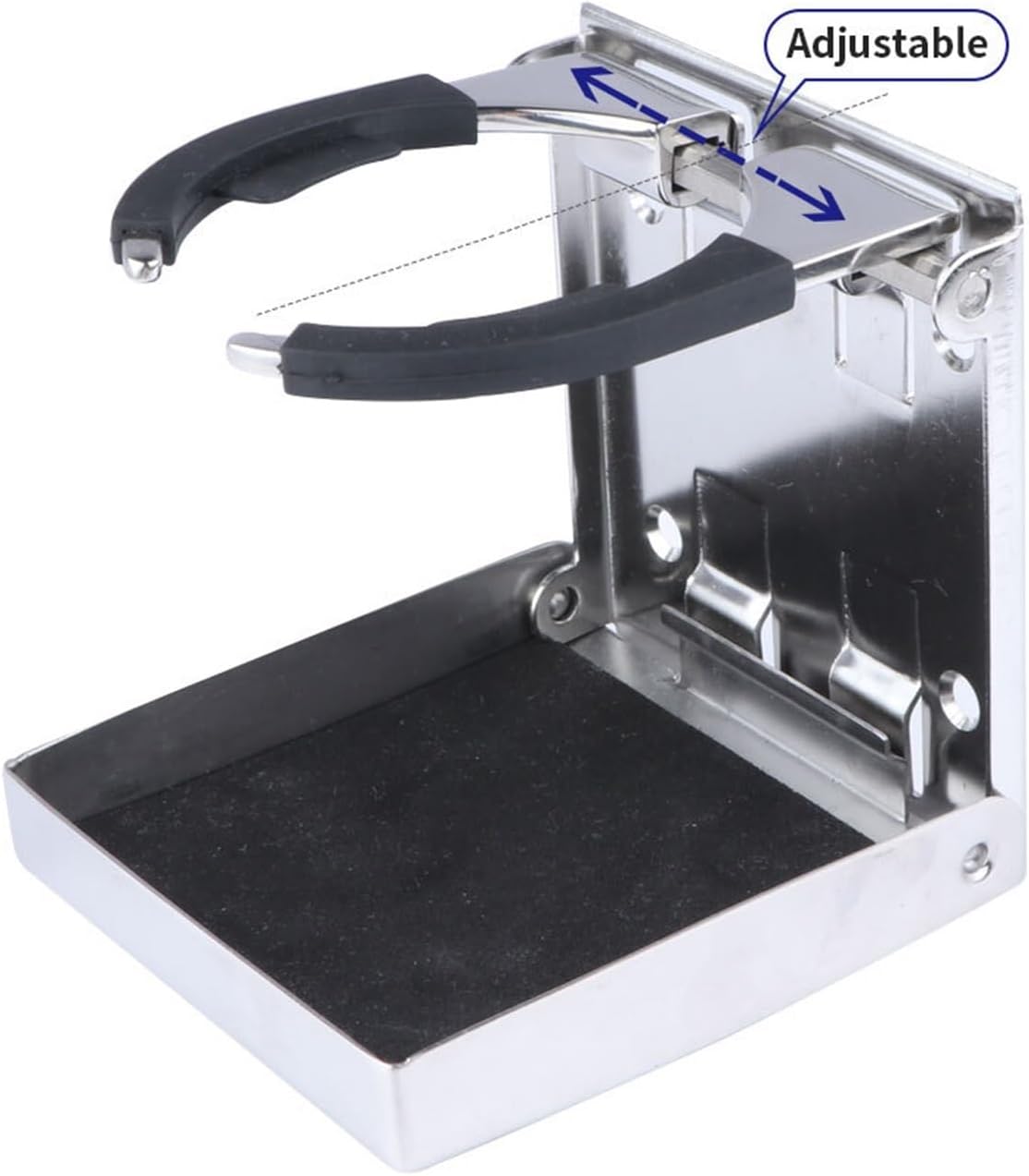 2X Boat Accessories Marine Stainless Steel Folding Cup Drink Holder for Marine Yacht Truck RV - Image 6