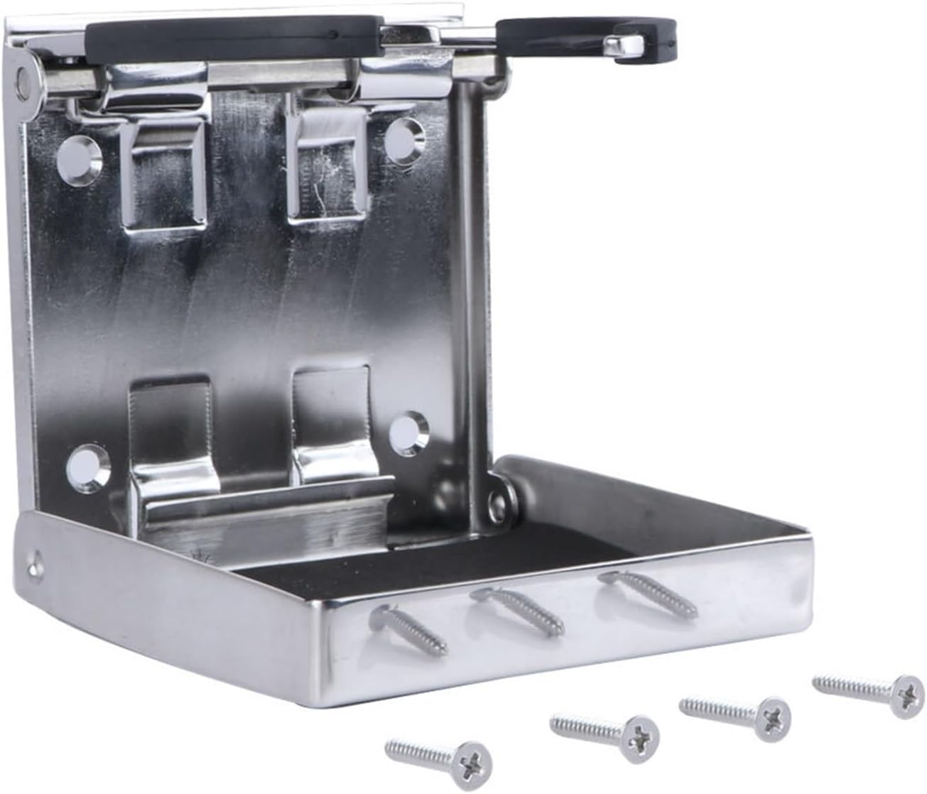 2X Boat Accessories Marine Stainless Steel Folding Cup Drink Holder for Marine Yacht Truck RV - Image 2