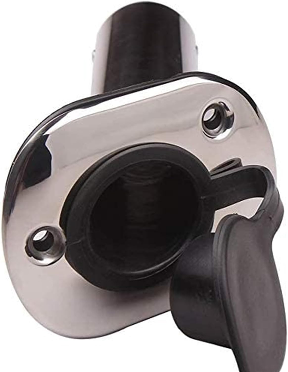 2X Boat Accessories Stainless Steel Flush Mount Fishing Rod Holder 15 Degree Rod Pod for Marine Boat - Image 3