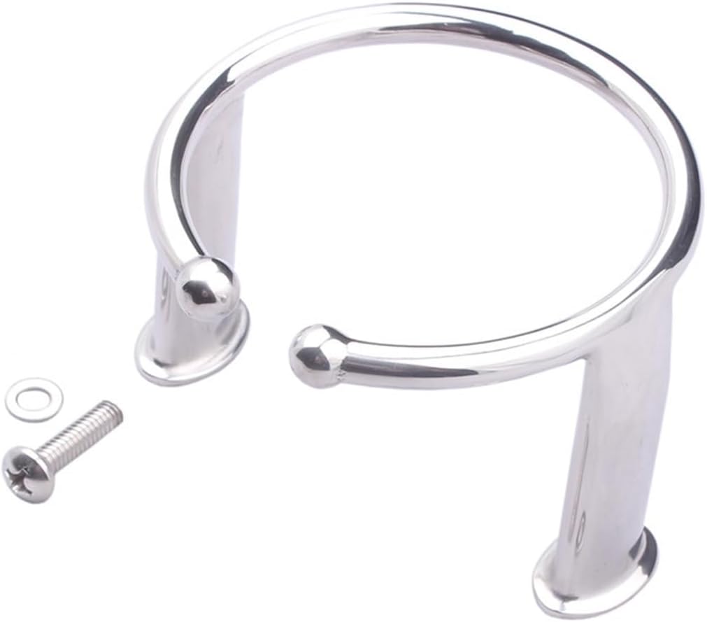 2X Boat Ring Cup Drink Holder Opened Made of Marine Grade 316 Stainless Steel Boat Accessories Marine - Image 4