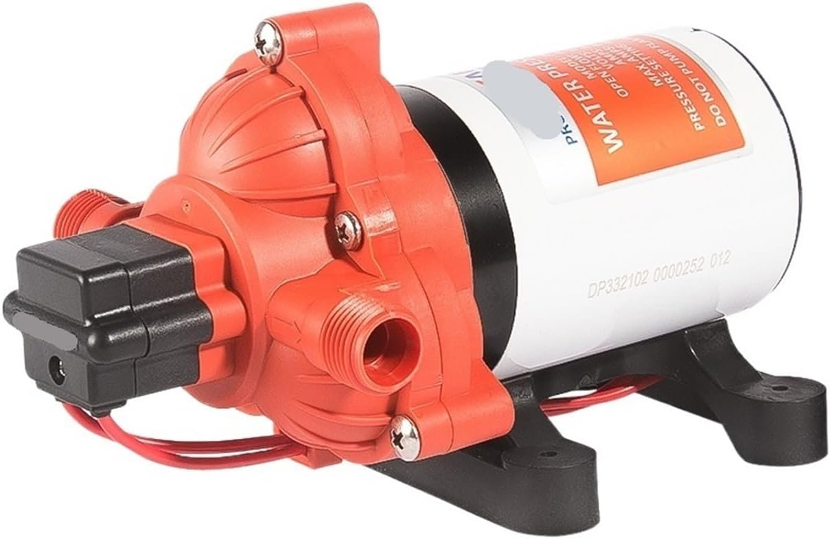 33 Series Diaphragm Pump 3.0GPM 45PSI Automatic Water Supply System 24V Self-priming Pump Suitable for Marine RV Accessories Shower Toilet