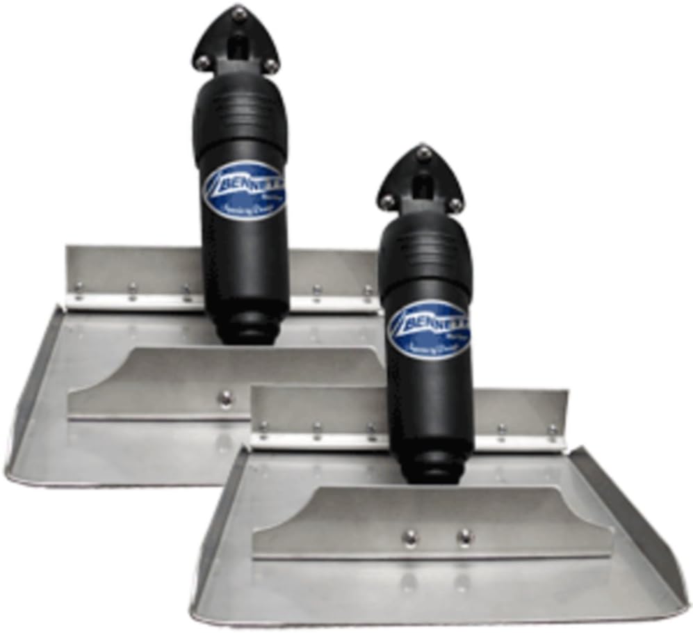 Bennett BOLT 12x12 Electric Trim Tab System - Control Switch Required Marine RV Boating Accessories