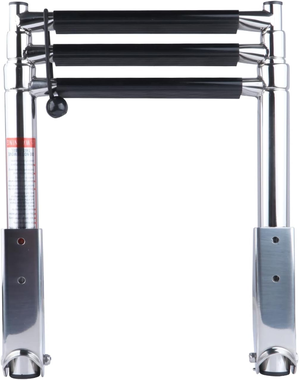 Boat Accessories 3 Step Stainless Steel Marine Boat Ladder Yacht Polished Steel Folding Telescopic Swiming Ladder - Image 4