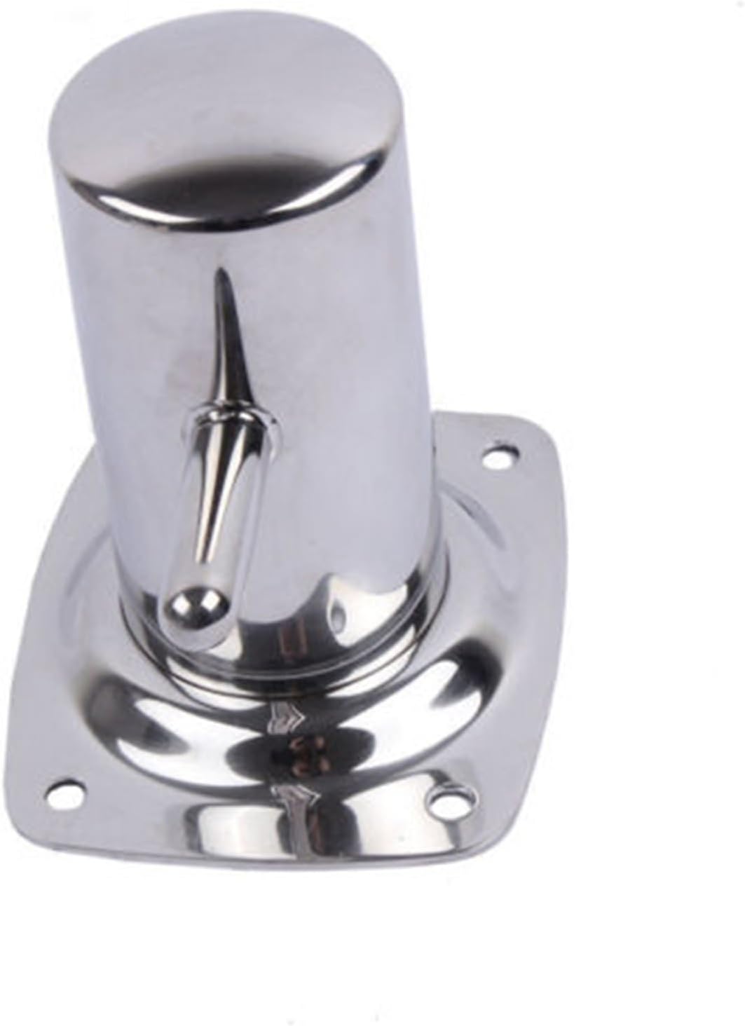 Boat Accessories 316 Stainless Steel 6" Single Cross Bollard with Baseplate Mooring Cleat Marine - Image 5