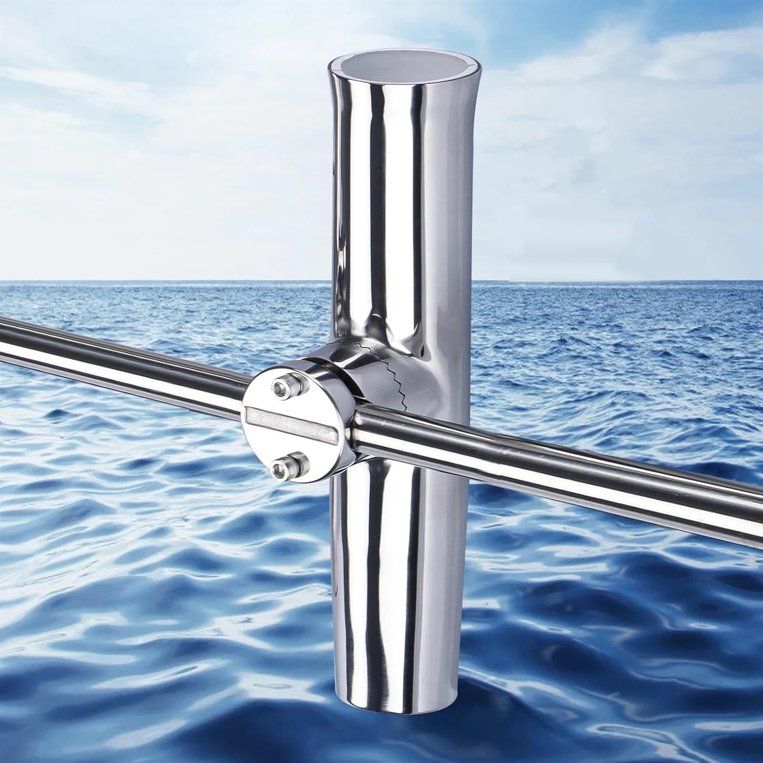 Boat Accessories Fishing Rod Holder Clamp Side Mount 7/8"-1" Rail Marine Boat Stainless Steel Rod Pole Bracket Tool - Image 3