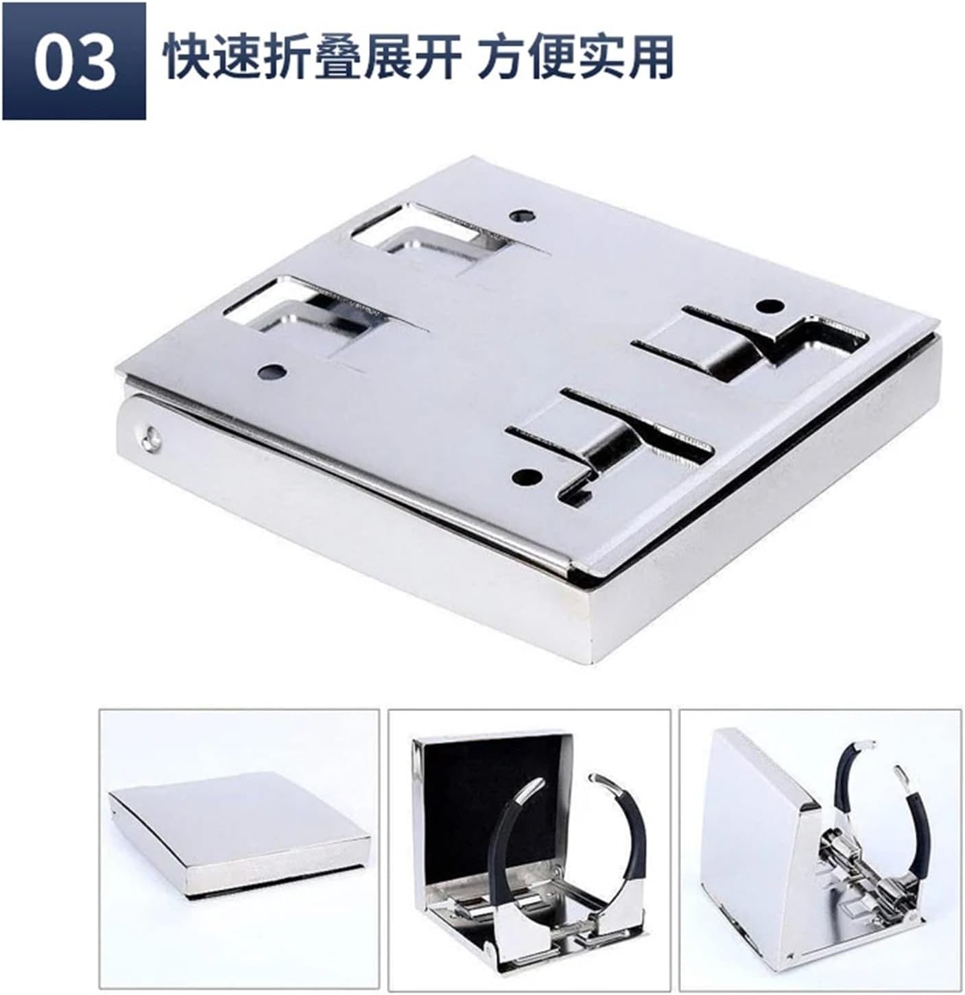 Boat Accessories Stainless Steel Folding Cup Drink Holder for Marine Yacht Truck RV - Image 5