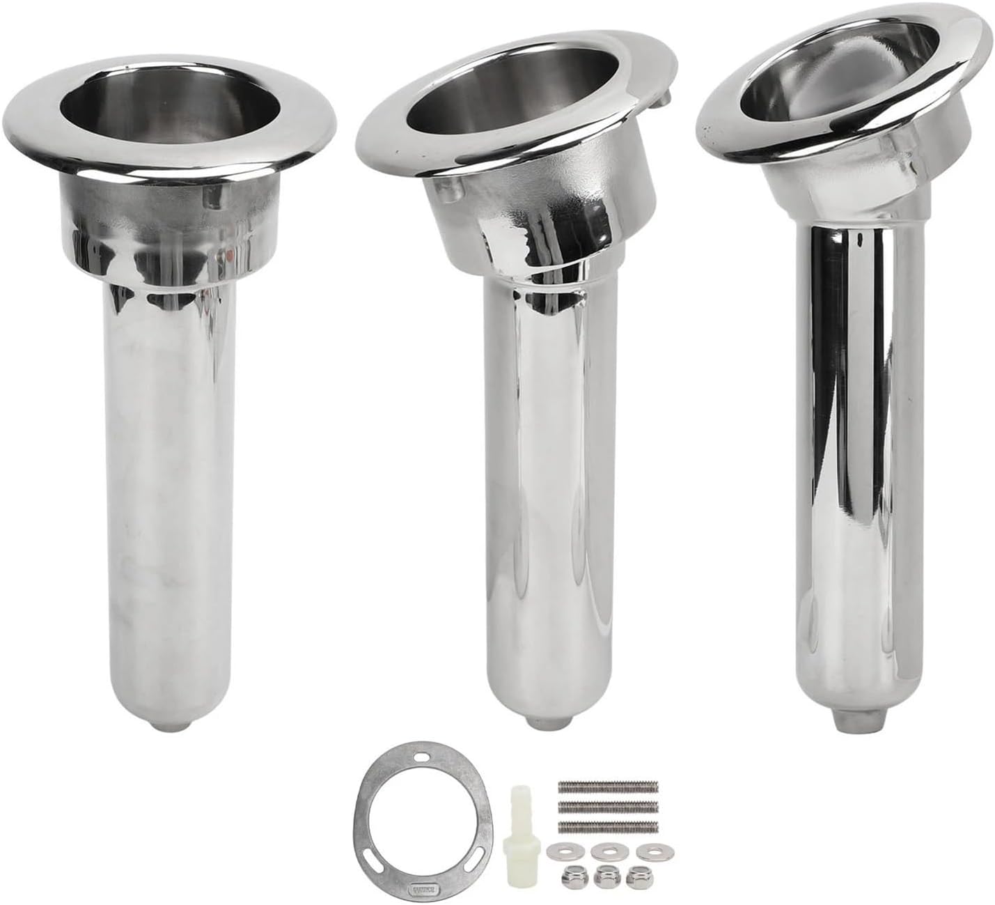 Boat Rod Cup Holder 316 Stainless Steel to Cracking and Aging Rustproof Universal for Boats Yachts Marines Accessories(0 Degree) - Image 2