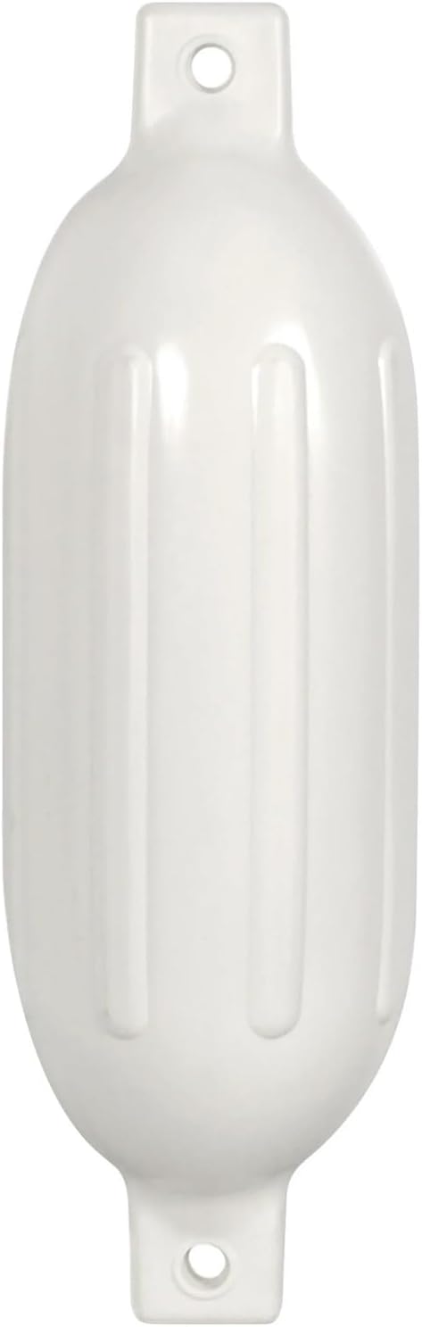 Marine Accessories 4PCS Boat fenders 8.5" * 27" White Vinyl Marine Ribbed Bumper Inflatable Dock Shield - Image 5