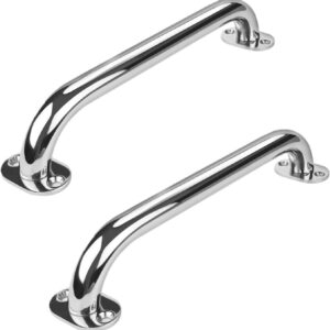 Marine Hardware 2 X Stainless Steel 12“ Grab Handle Handrail Polished Boat/RV/Bath Boat Accessories Marine