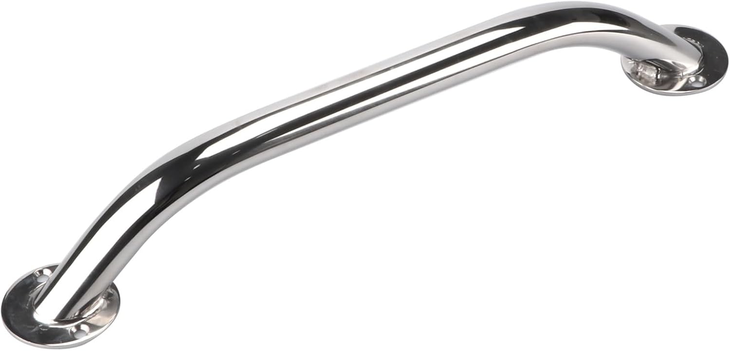 Marine Hardware 2pcs Boat Accessories Glass Door Handle Stainless Steel 12'' Boat Polished Boat Marine Grab Handle Handrail - Image 3