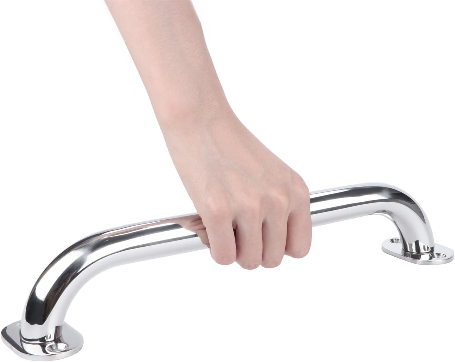 Marine Hardware Boat Accessories Marine 2 Pieces Stainless Steel 16" Grab Handle Handrail Polished Boat/RV/Bath - Image 3
