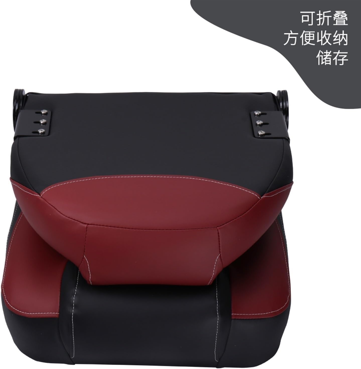 Marine hardware Boat Accessories Marine Folding Chair, Speedboat, Red and black Boat seat, Outdoor Fishing, Outdoor Sailor, Swivel Folding Seat - Image 6