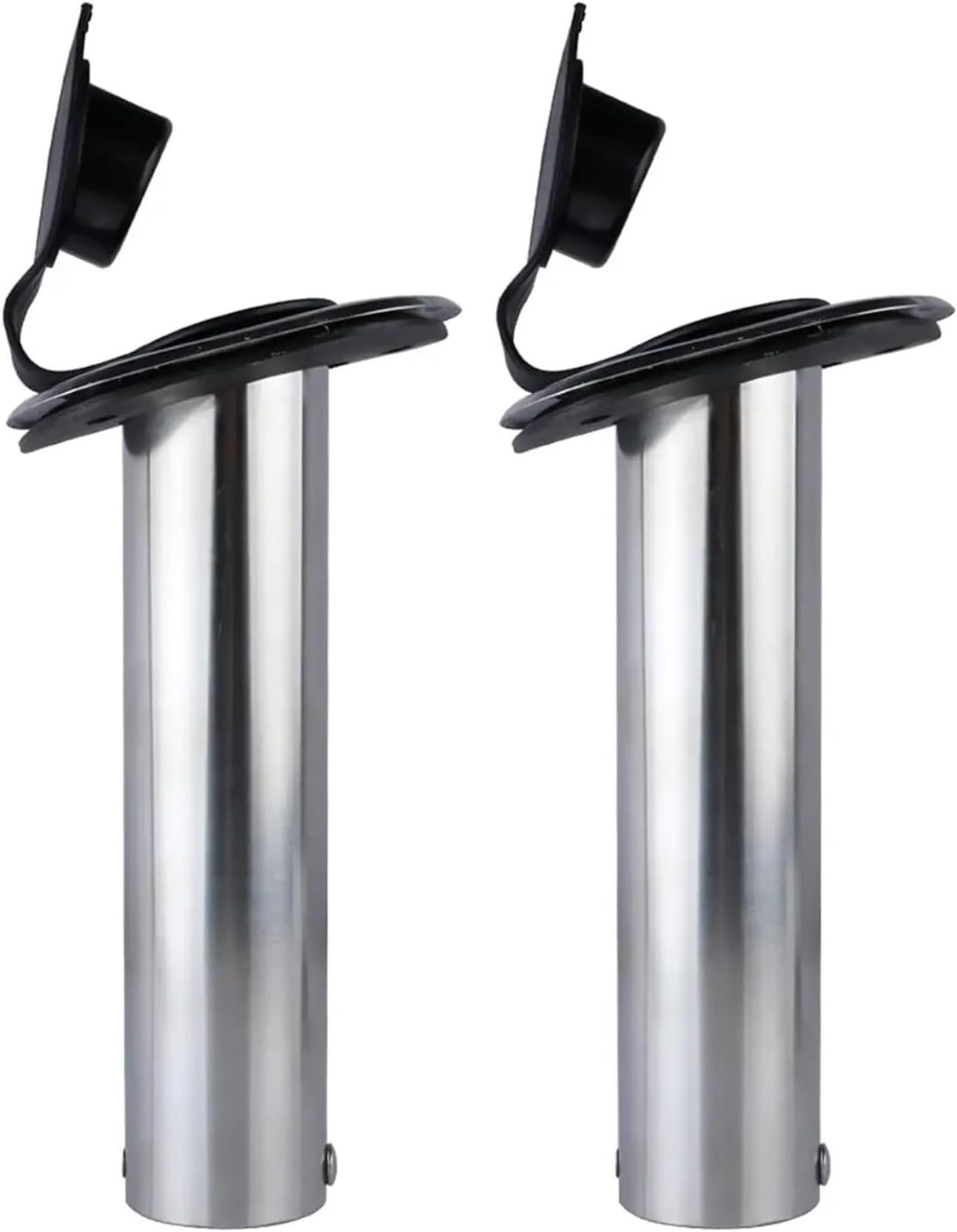 Quaingfair 2X Marine Grade Stainless Steel Boat Accessories, Flush Mount, 15, 30, 90Degrees Fish Rod Holder, Marine Grade - Image 2