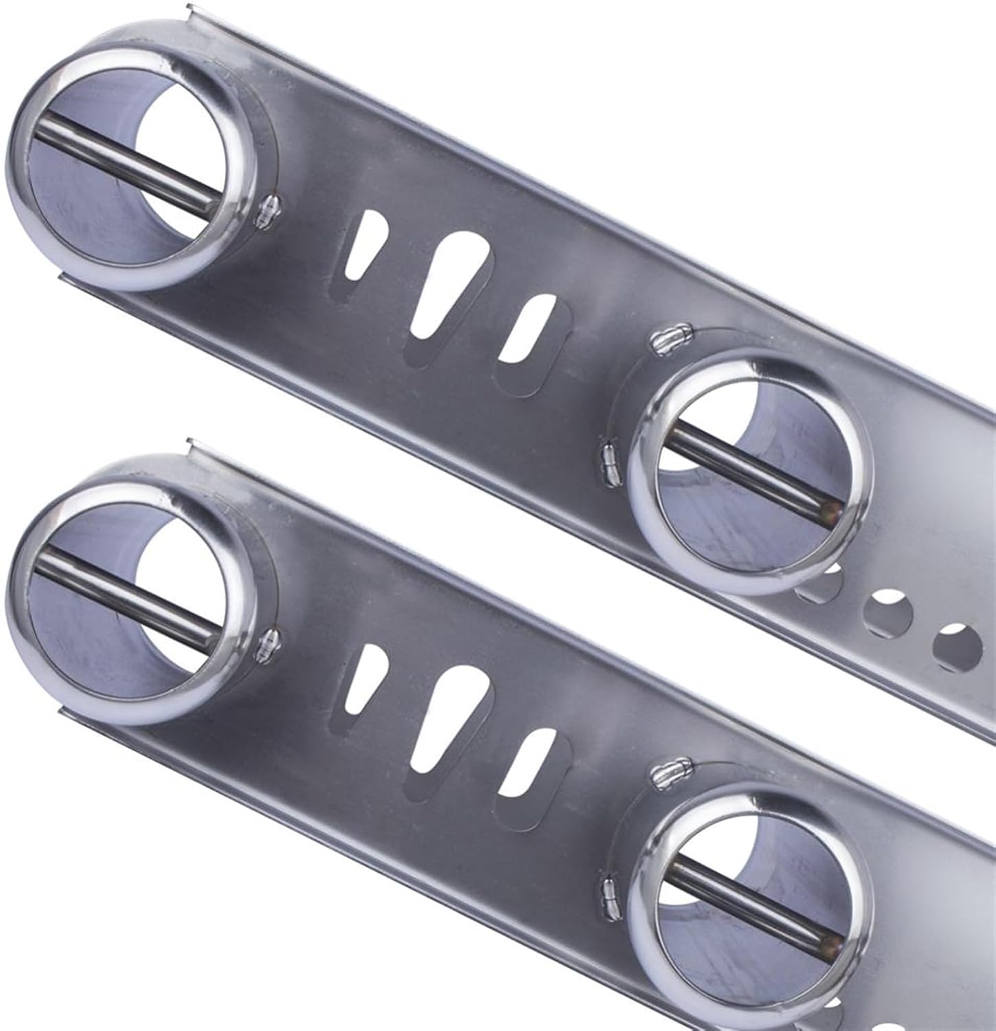 Quaingfair Boat Accessories Marine Stainless Steel 4 Tube Fishing Rod Storage Holder Rack & Boat Organiser - Image 7