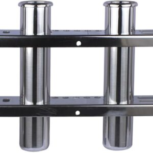 Quaingfair Boat Accessories Marine Stainless Steel 4 Tube Fishing Rod Storage Holder Rack & Boat Organiser