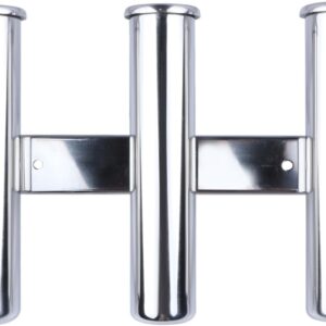 Quaingfair Boat Accessories Outboard Motor Boat Stainless Steel Fishing Rod Holder Rack Marine Fishing Pod Accessories