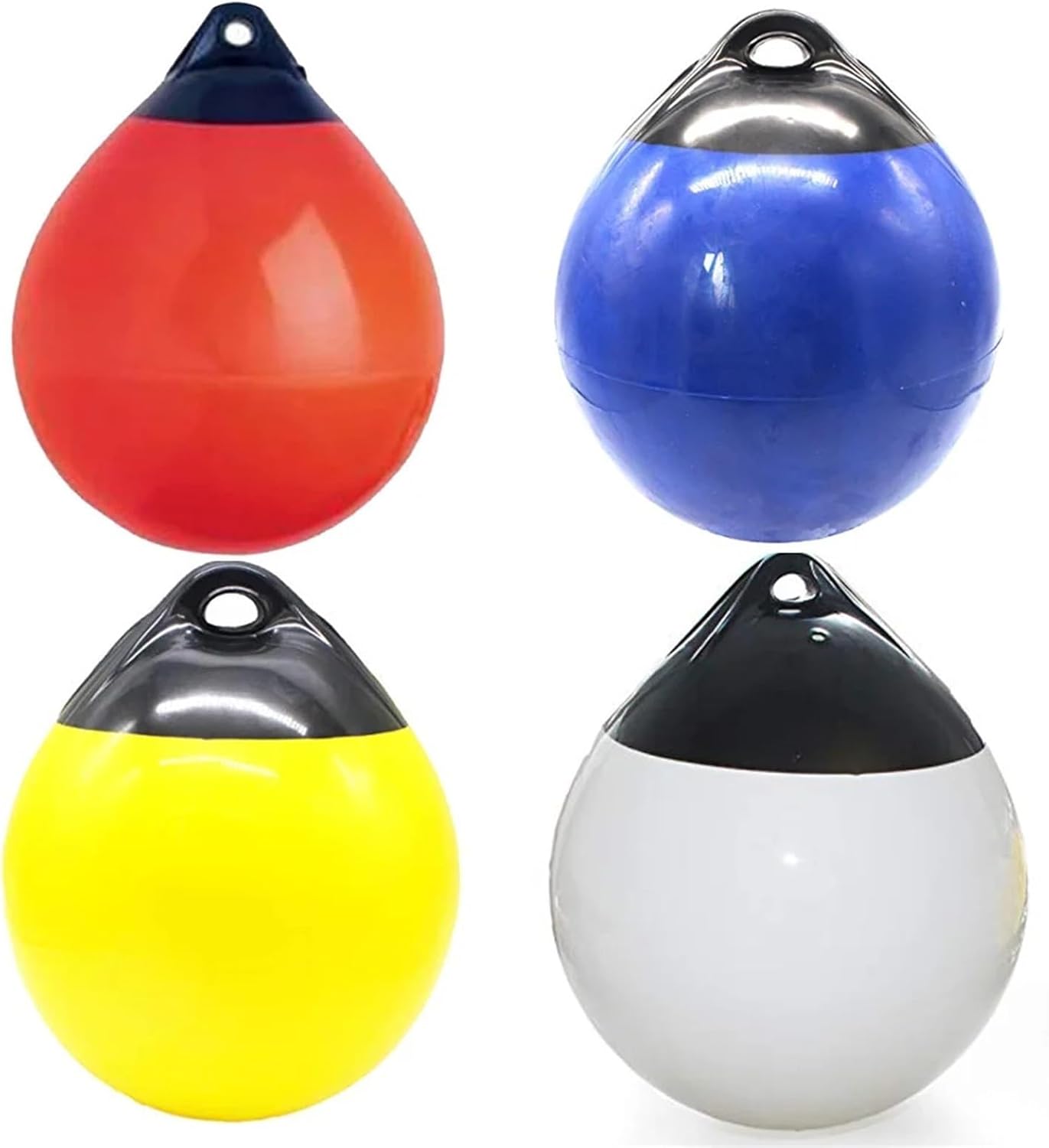 UNKOMN Marine Accessories 25 x 30cm\/ 9.8 x 11.8 inch (L x W) Marine Boat fenders Bumper Dock Shield Mooring Protection Yellow\/White\/red\/Blue - Image 2