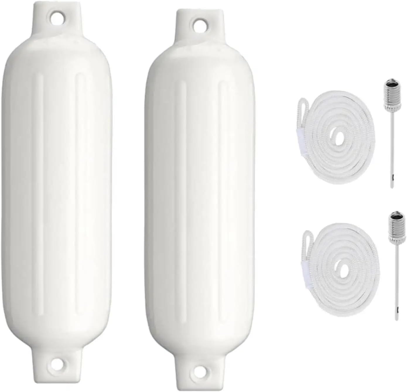 UNKOMN Marine Accessories 2PCS Boat Bumper Fenders with Inflatable Marine Bumper Marine Docking for Boat Dock Yacht Dock Row Boats Sailboats 4.33inch X 15.75inch - Image 8