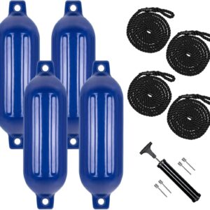 UNKOMN Marine Accessories 4 pcs 8.5" x 27" \/ 210mmx680mm(g3) Boat fenders Bumper