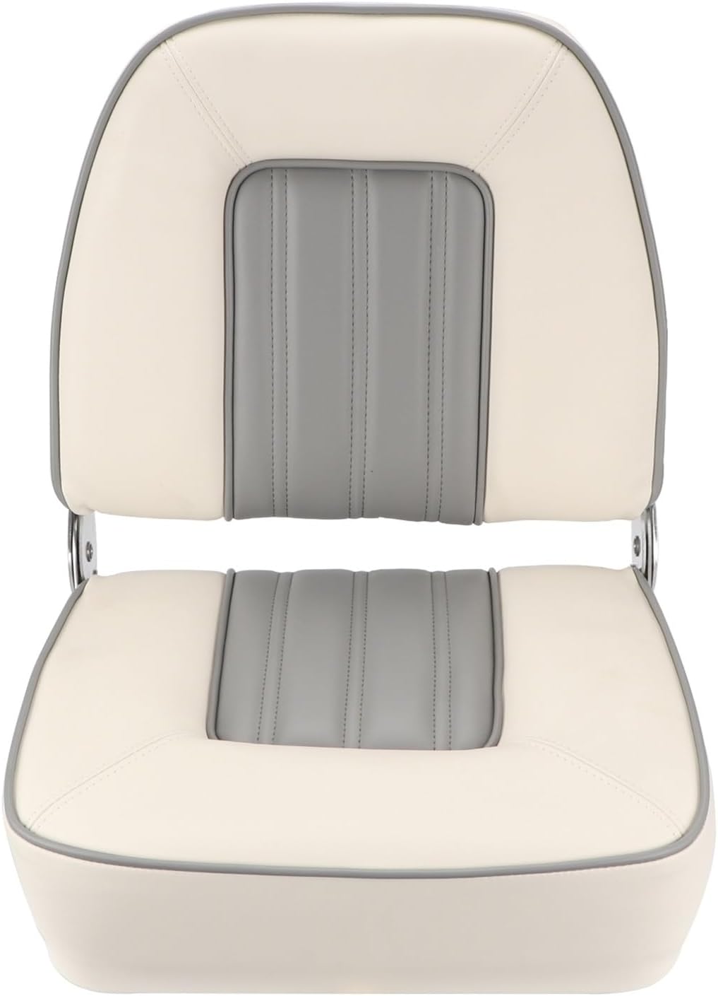UNKOMN Marine hardware Boat Accessories Marine Folding Seat Universal Boat Fishing Pro Casting Deck chair High Back Boat swivel Chair Marine Hardware(White) - Image 2