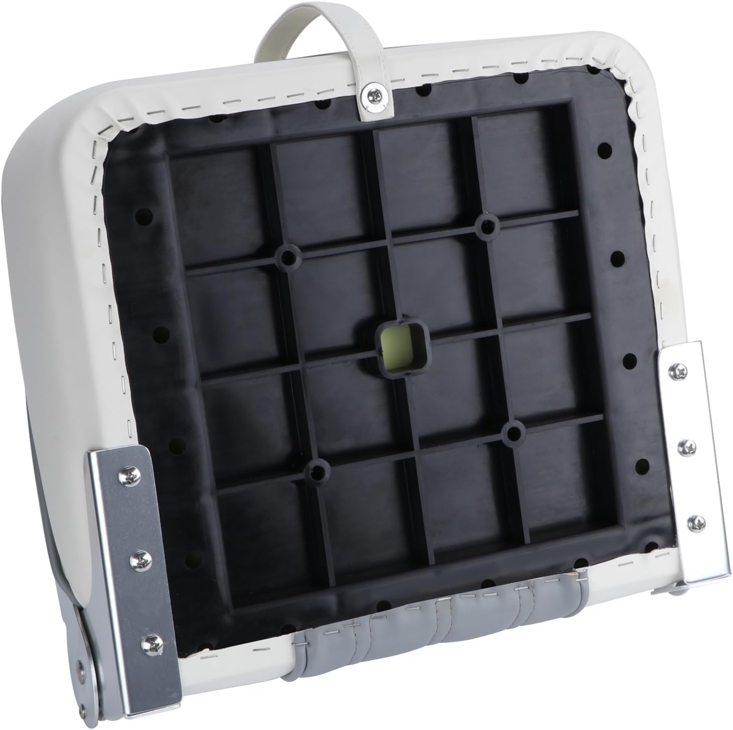 UNKOMN Marine hardware Boat Accessories Marine Folding Seat Universal Boat Fishing Pro Casting Deck chair High Back Boat swivel Chair Marine Hardware(White) - Image 7