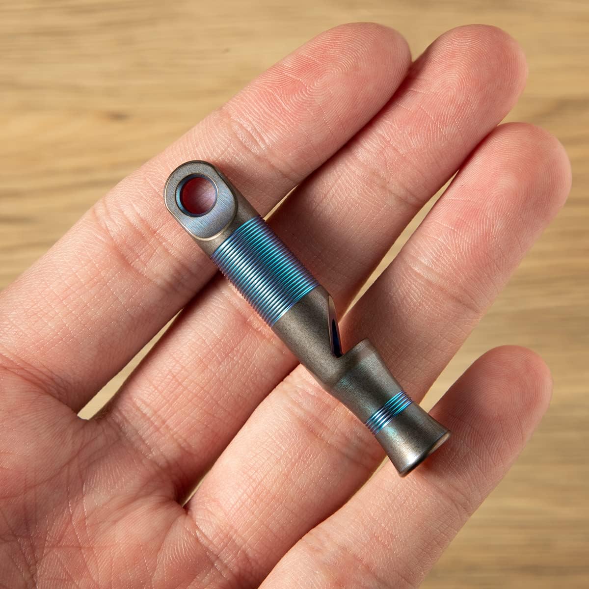 WeKnife Emergency Whistle Survival Loud, Titanium Outdoor Safety Whistle Survival Shrill Loud Blast with Paracord for Kayak, Life Vest, Jacket, Boating, Fishing,Camping, Hiking, Hunting, Coyote - Image 7