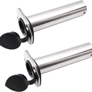 Windzerdong 15\/30 \/90 Degree Fishing Pole Stand Stainless Steel Flush Mount Fishing Rod Holder for Boat Accessories Marine