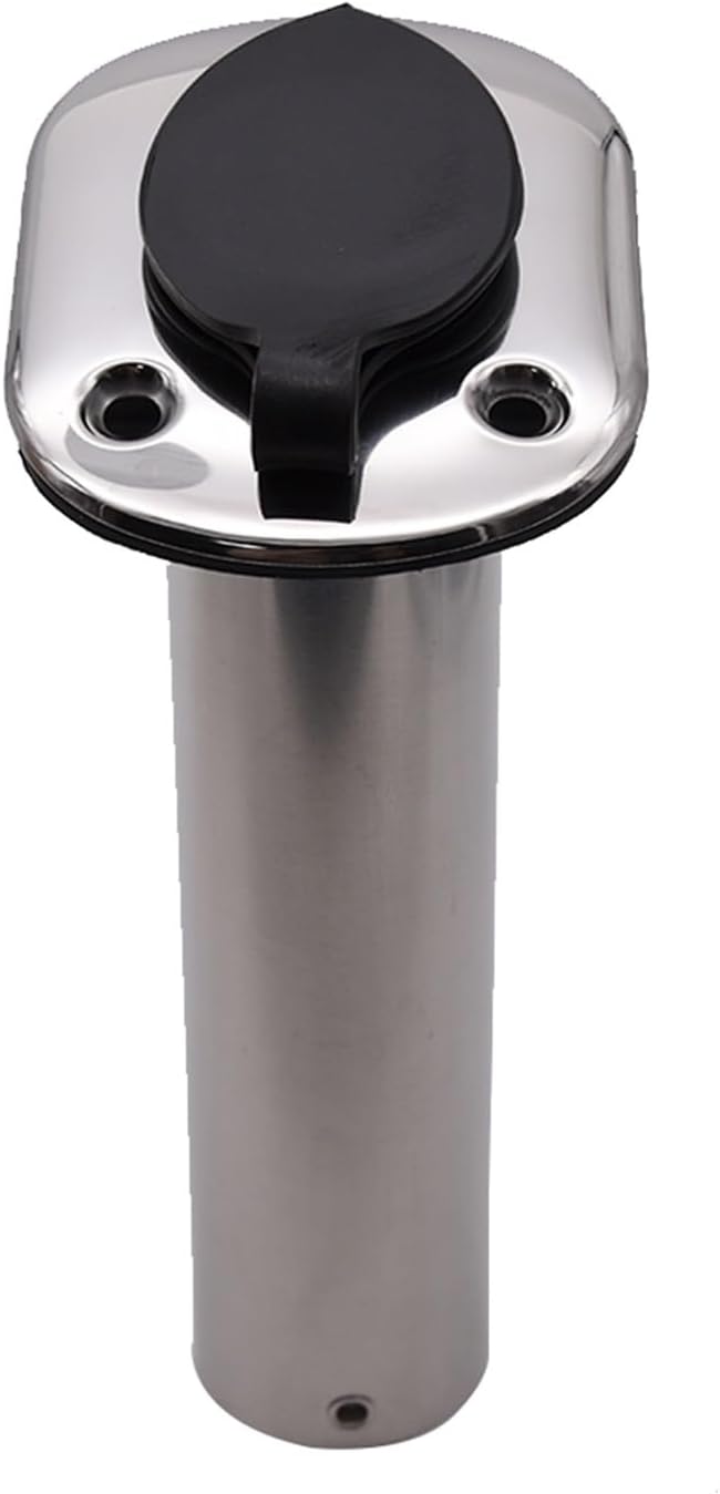 Windzerdong 2PCS 30 Degree Stainless Steel Fishing Rod Holder Flush Mount Boat Marine Hardware Boat Accessories - Image 5