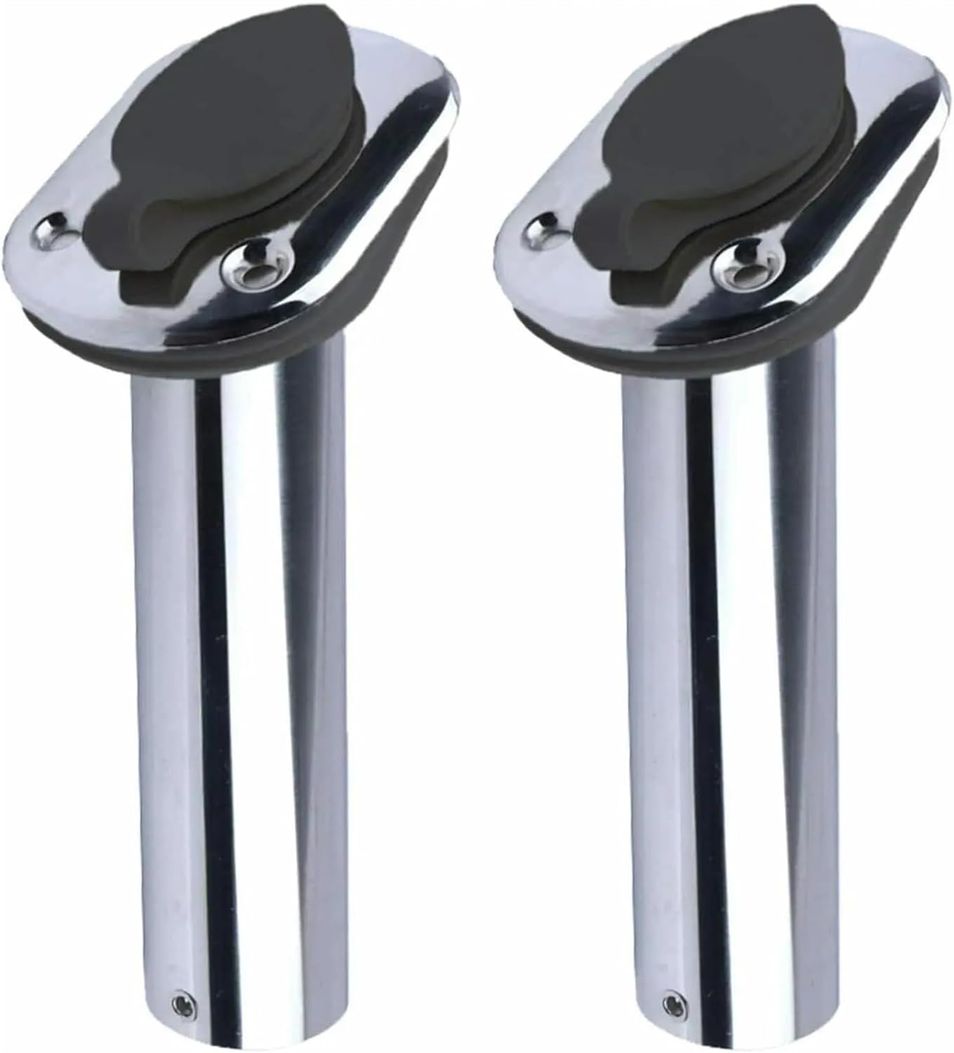 Wingxaoyy 2X Marine Grade Stainless Steel Boat Accessories, Flush Mount, 15, 30, 90Degrees Fish Rod Holder, Marine Grade - Image 7