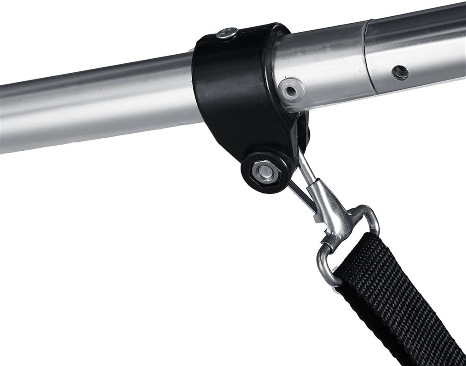 Wingxaoyy Marine Accessories 600D 4 Bow Biminii Top Replacement Canvas Cover Boot Cover with Frame Waterproof Boat Cover for V-Hull\/Jon\/Center Console Boat(Blue 91-103W) - Image 6