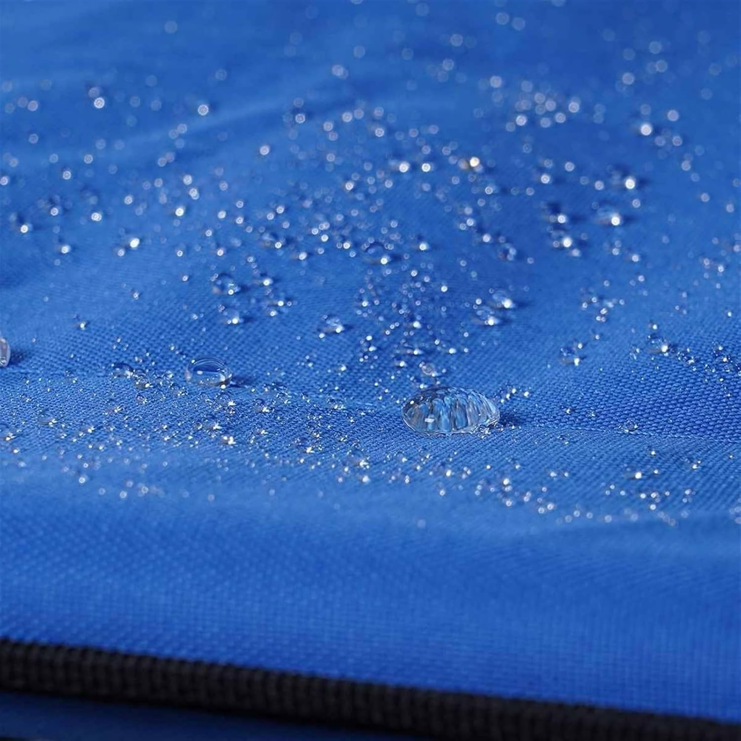 Wingxaoyy Marine Accessories 600D 4 Bow Biminii Top Replacement Canvas Cover Boot Cover with Frame Waterproof Boat Cover for V-Hull\/Jon\/Center Console Boat(Blue 91-103W) - Image 3