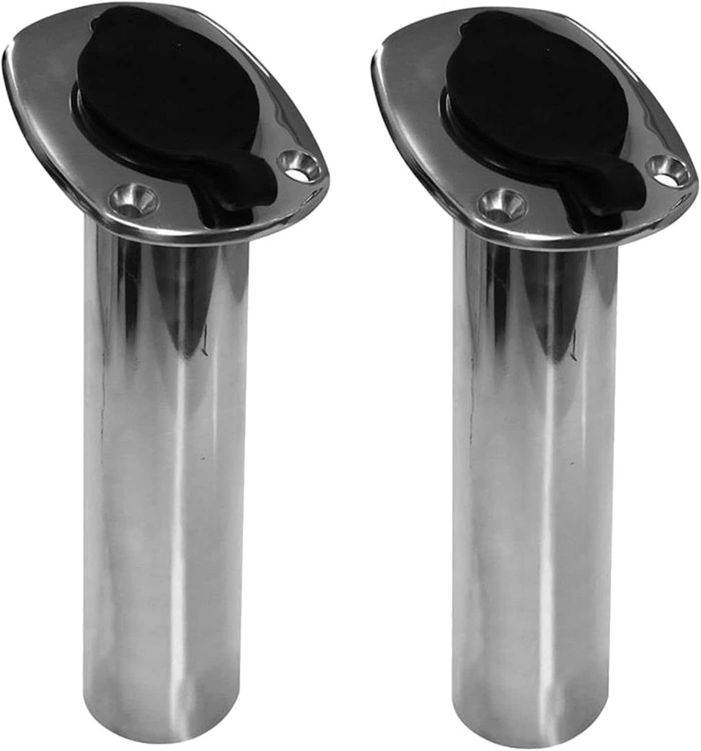 Xauyangha 2X 15 \/ 30 \/ 90 Degree Stainless Steel Flush Mount Fishing Rod Holder Boat Rod Holders for Marine Boat Yacht Accessories - Image 3