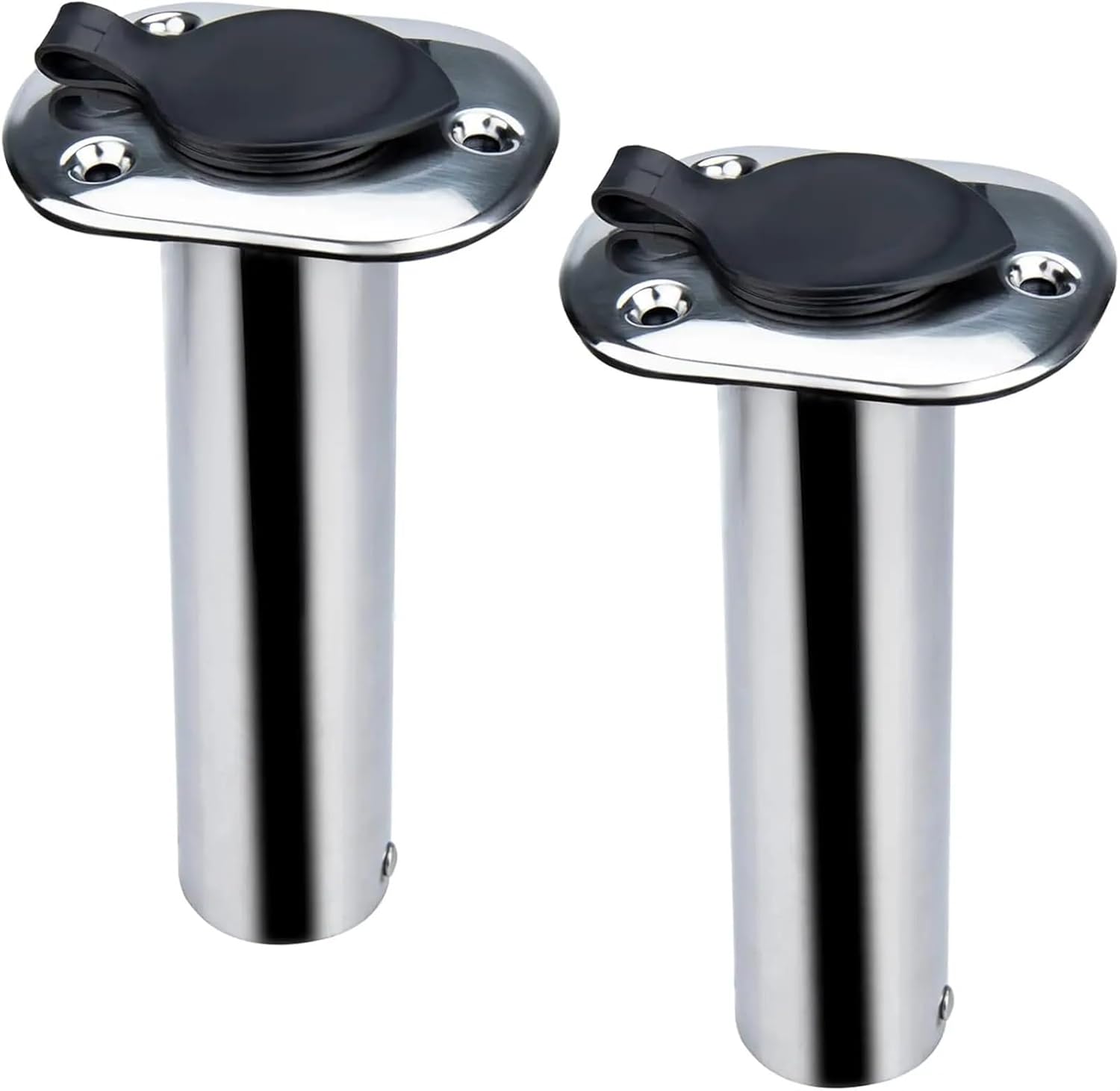 Xauyangha 2X Marine Grade Stainless Steel Boat Accessories, Flush Mount, 15, 30, 90Degrees Fish Rod Holder, Marine Grade - Image 8