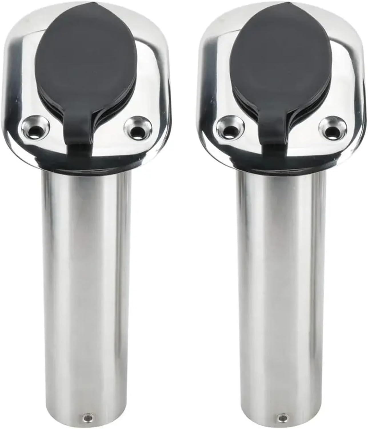 Xauyangha 2X Marine Grade Stainless Steel Boat Accessories, Flush Mount, 15, 30, 90Degrees Fish Rod Holder, Marine Grade - Image 4
