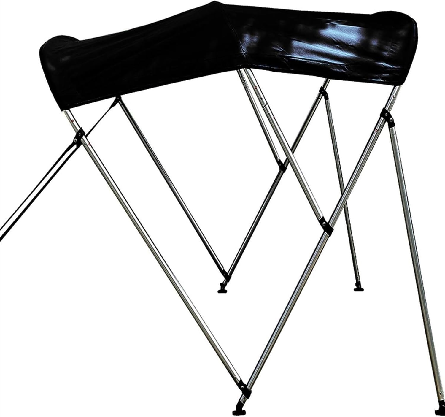 Xauyangha 3 Bow Biminii Top Replacement Canvas Cover Boot Cover with Frame 600D Waterproof Anti UV Boat Cover Marine Accessories(85-90W) - Image 6